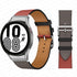Two-Tone Leather Watch Strap for Smart Watches