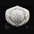 Round Bling Pinky Ring