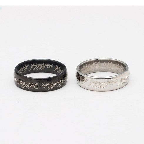 LOTR One Ring Gold Plated Tungsten Carbide Ring Replica