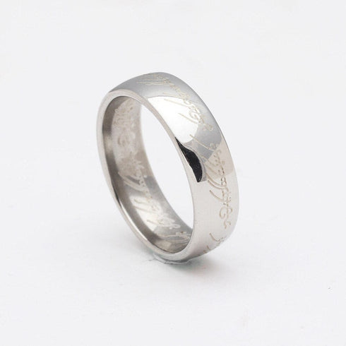 LOTR One Ring Gold Plated Tungsten Carbide Ring Replica