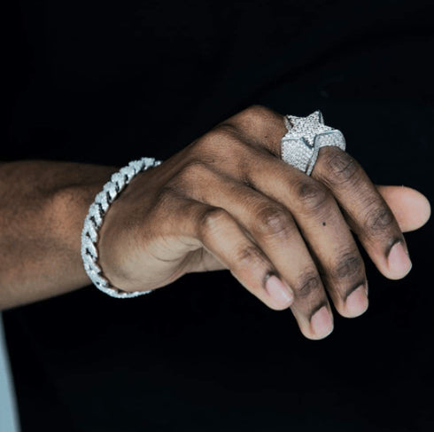 Rockstar Fully Iced Out Ring