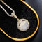 Fully Iced Out face mask emoji pendant Necklace