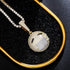 Fully Iced Out face mask emoji pendant Necklace