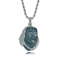 Icy Da Blue Face Benjamin Pendant Chain