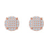 925 Silver Moissanite Iced Stud Earrings