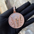 VVS Shine Cross and Guns Badge Iced Out Pendant