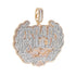 Road Runna Badge Micro Pave Iced Pendant