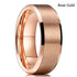 Tungsten Carbide 8MM Gold/Silver Band Ring Comfort Fit