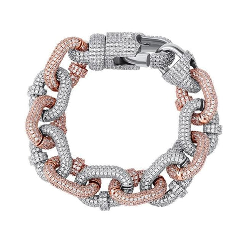 VVS Jewelry 17mm Thicc AF Micropave Miami Cuban Bracelet