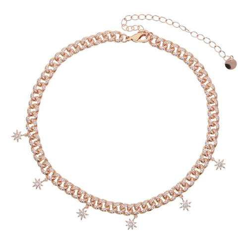 Dainty NorthStar Miami Cuban Link Choker Necklace