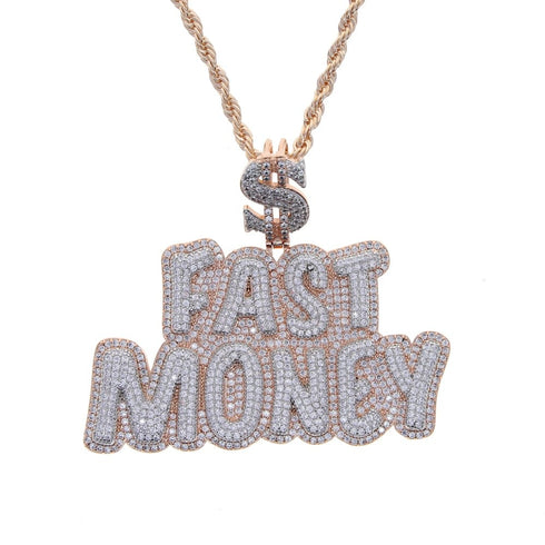 VVS Jewelry "$ Fast Money" Pendant Chain