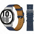Two-Tone Leather Watch Strap for Smart Watches