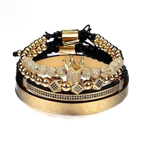 Royalty Bracelet Set + FREE Roman Bangle Today Only