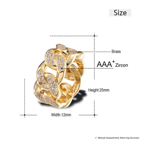 S-Link Cuban Chain Ring