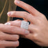 S925 Silver VVS Moissanite Champion Iced Ring