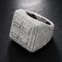 S925 Silver VVS Moissanite Champion Iced Ring