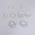 S925 VVS Moissanite Diamond Huggie CC Hoop Earrings