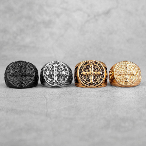 Saint Benedict Cspb Cross Ring