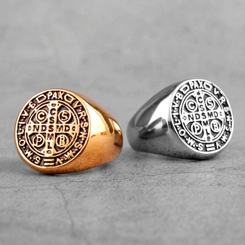 Saint Benedict Cspb Cross Ring