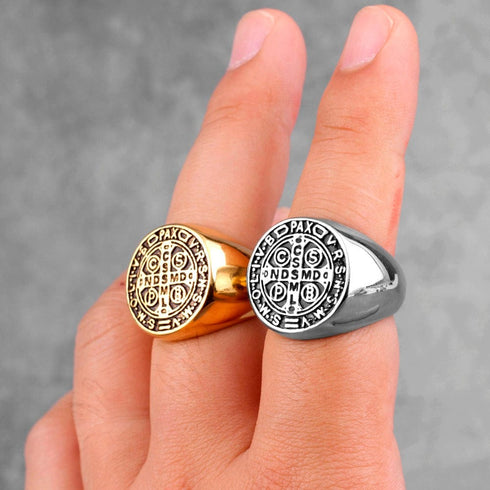 Saint Benedict Cspb Cross Ring
