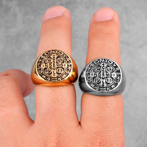 Saint Benedict Cspb Cross Ring