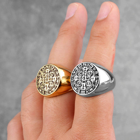 Saint Benedict Cspb Cross Ring