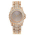 Gold Grillz + Bling Gun Pendant + Bling Gold Watch Set