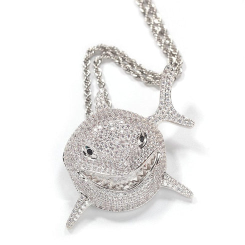 Shark 6IX9INE Bling Pendant Necklace