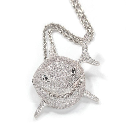 Shark 6IX9INE Bling Pendant Necklace