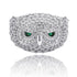 Iced Out Boss Owl Ring