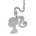 Fully Iced Barbie Pendant Necklace