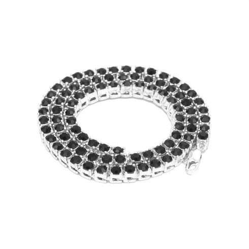 5MM Black Tennis Chain