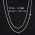 VVS Jewelry BOGO Micro Franco Chain - Buy One Get One Free