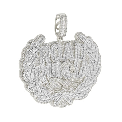 Road Runna Badge Micro Pave Iced Pendant