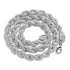 8mm Fully Iced Premium Thick Rope Chain