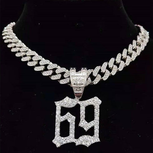 Iced Tekashi 6ix9ine Inspired Pendant Chain