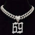 Iced Tekashi 6ix9ine Inspired Pendant Chain