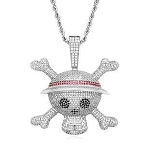 King Crossbone Pirate Skull Pendant