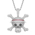 King Crossbone Pirate Skull Pendant