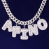 VVS Jewelry 10mm Custom Name Cuban Baguette Chain