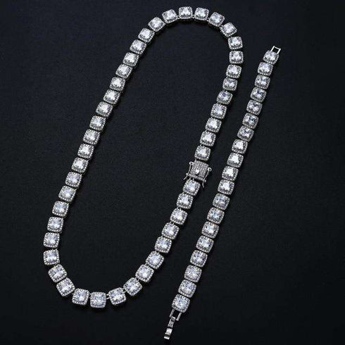 Thicc 10mm Tennis Chain & FREE Thicc Tennis Bracelet