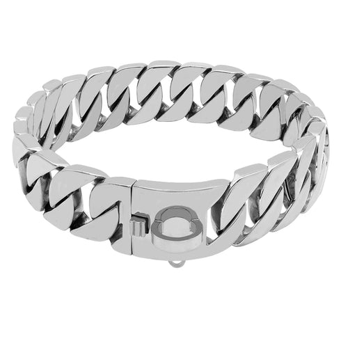 Big Dawg 32mm Smooth Cuban Link Dog Collar