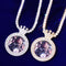 VVS Jewelry Crowned Baguette Photo Chain