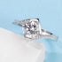 1CT 6.5mm 925 Sterling Silver Moissanite Ring
