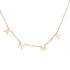 VVS Jewelry 18k Gold Custom Name Clavicle Necklace
