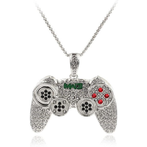 Classic Game Controller Pendant Necklace