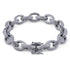 12mm Micro Pave Iced Out Rolo Chain Bracelet