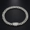 6.6mm VVS D Color Moissanite Iced out Cuban Link Bracelet