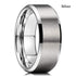 Tungsten Carbide 8MM Gold/Silver Band Ring Comfort Fit