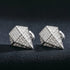 925 Sterling Silver VVS Moissanite Diamond Shape Lux Stud Earrings